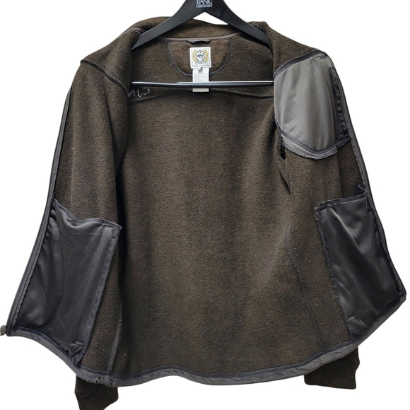 Cinch Full-Zip Fleece Jacket Brown Size Small Men's Pre-owned Condition - Picture 8 of 10